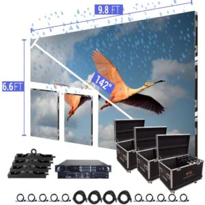 LED Video Wall Screen 9.8' x 6.6' P3.91mm Outdoor Double Turn-key