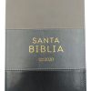 Biblia RVR2020 Letra Grande i/piel tricolor Negro/gris