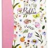 iblia RVR2020 portátil letra grande colección primavera rosa con canto pintado