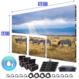 LED Video Wall Outdoor 9.8′ x 6.6′ P3.91mm Turn-key
