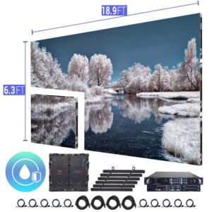 LED Video Wall Outdoor 18.9′ x 6.3′ P5mm Turn-key